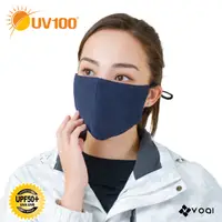 在飛比找蝦皮商城優惠-【UV100】 防曬 簡約石墨烯遠紅蓄熱口罩-附PM2.5濾