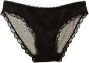 [Generic] Lingerie That Covers Multi-Color Women Underwear Personality Ladies Lace Underwear Printed Plus Size for Women 3X Black