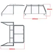 For RC4WD 1/10 TF2 RC Car Model Metal Roll Cage Kit Luggage Rack Spare Part
