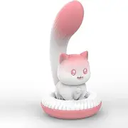 Cute Dog Vibrator for Women – G-Spot Stimulating Massager with Base Mood Light – 10 Vibration Modes, Quiet & Waterproof – Silicone Adult Toy for Female Solo Play