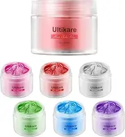 Temporary Hair Colour Cream, Ultical Hair Colour Wax Temporary Hair Colour Set Instant DIY Cosplay for Carnival Christmas Halloween Parties for Men and Women 6 Colours