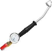 Tire Inflator Rod for Car Truck Vehicles with Tire Pressure Gauge Car Tire Manometro Tire Repair Tools 0-15Bar/220Psi Universal(A for Cars)