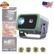 Native 1080P 4K Projector - Compact WiFi-Bluetooth Projector for Movies & Gaming