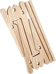 MERRYHAPY 1Pc Laptop Holder Wooden Laptop Stand for Devices Computer Support Rack for Gaming Video Recording and Typing Practical and Portable Design