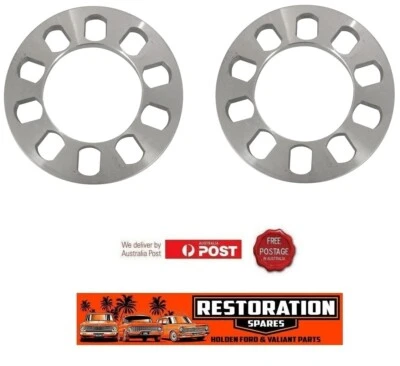 CHRYSLER VALIANT RV1 SV1 AP5 AP6 VC 5 STUD PATTERN 5mm THICK ALLOY WHEEL SPACER
