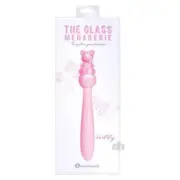 Glass Menage Teddy Dildo Pnk