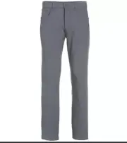 Ben Hogan Golf Men's 5 Pocket Pants Flat Front Dark Gray Heather 36x32 Pant, NEW