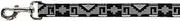 Buckle-Down Pet Leash - Navajo2 Black/Gray - 6 Feet Long - 1.5" Wide