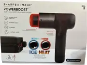 Sharper Image Powerboost Pro+ Massage Gun - Black