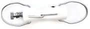 Trip-Ease TE-0110 Outrigger Clips Single Release-1Pair/White
