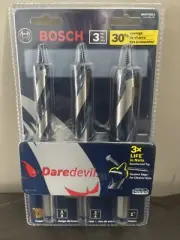 Bosch NKST5003 7-1/2" Daredevil Bit Set Auger, 3 Piece