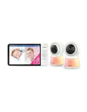 [VTech] 2-Camera Smart HD Video Baby Monitor With Remote Access 1080p 7 Inch in White