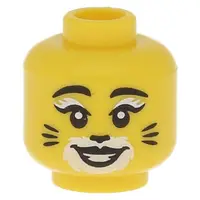 在飛比找蝦皮購物優惠-【樂高大補帖】LEGO 樂高 黃色 貓女頭 貓咪 貓咪女孩 