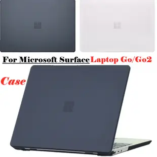 適用於 Microsoft Surface Laptop Go/Go2 啞光保護套塑料 PC 外殼皮膚防震 PC 薄硬筆