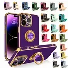 For iPhone 16/15/14/13/12 Pro Max Shockproof Heavy Duty Rugged Case + Kickstand