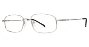MODERN OPTICAL MODzFLEX MX907 TITANIUM EYEGLASSES 54-19-145 SILVER W/ SOFT CASE