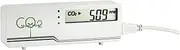 TFA Dostmann CO2 Monitor AIRCO2NTROL Mini, 31.5006.02, to Monitor The CO2 Concentration in Buildings, (L) 116 x (B) 24 x (H) 42 mm, White