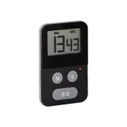 100% Genuine! AVANT Digital Kitchen Timer with Flashing Light Black, Red & White