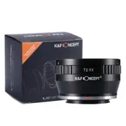 K&F Concept Lens Adapter for T-2 T2 Mount Lens to Fujifilm Fuji FX X-Pro1 Camera
