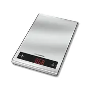 BodySense 5kg Stainless Steel Kitchen Scale Electronic Digital Weight Balance