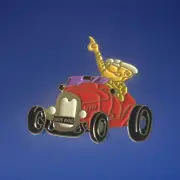 Quality Metal Hat/Lapel Pin - Classic Hot Rod Man