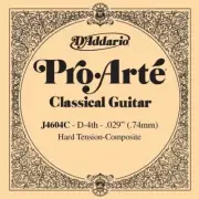 D'Addario J4604C Pro-Arte Nylon Classical Guitar Single String, Hard Tension, Fo