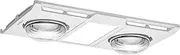 Martec Profile Panel 2 High Performance Bathroom Heater Fan Exhaust with 12W Tricolour LED Light, White