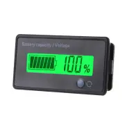 Battery charge indicator Battery Capacity & Volt Tester Multi-Battery Compatibility 7-100V Touch Switch Button Smart Dis