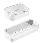 Punch-free Soap Dish Wall-mounted Soap Drain Storage Rack