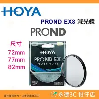 在飛比找Yahoo!奇摩拍賣優惠-日本 HOYA PROND EX8 ND8 72mm 77m