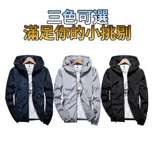 【衣品🌻】M~7XL超大尺碼外套 男款外套薄款外套 運動外套 防風外套 連帽外套 大尺碼外套 訓練戶外休閒外套 素面外套