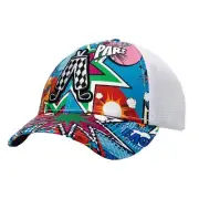 Royal and Awesome Golf Baseball Cap Men`s Partoon Blue Comic Book Hat Adjustable