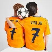 adidas Real Madrid 2024/25 Vini Jr #7 Away Shirt Junior