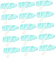 LALAFINA Miniature Rowboat Set 20pcs Resin Boat Paddle Model for Summer Cake Toppers Pool Party Decorations