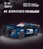 356 Pcs Famous Roadblock police Car Building Blocks Small Particle Assembly Toys
