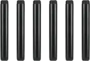 GeilSpace 6 Pack 1/2" × 6" Nipple Black Metal Pipe, Industrial Steel Free Ship