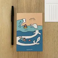 在飛比找蝦皮購物優惠-郭公館工作室-韓國joguman海豚明信片