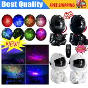 Astronaut Starry Galaxy Projector Night Light Space Nebula Star w/Remote Lamp AU