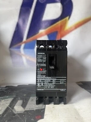 NEW PANEL TAKE OUT SIEMENS HED43B125 CIRCUIT BREAKER 3P 125A 480V