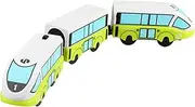NAMOARLY Alloy Electric Locomotive Train Toy Connectable Battery-Powered Kids Train Set Funny Plaything for Boys Girls