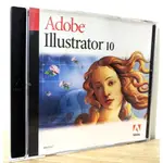 【二手僅供收藏】ADOBE ILLUSTRATOR 10 中文版 序號 光碟 懷舊軟體 修圖軟體 二手 AI MAC