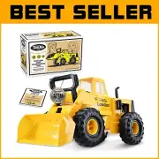 Authentic Retro Front Loader - Kids Construction Toy with Collector's Badge