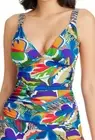 Bleu by Rod Beattie Women's the Mix Molded-Cup Tankini Top - Multicolored Size 4