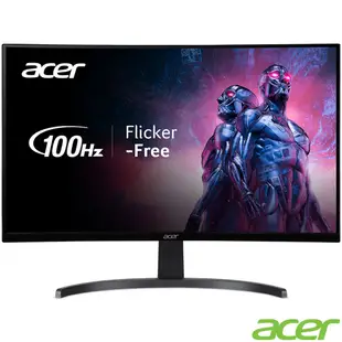 Acer 宏碁 ED273 H 27型VA曲面螢幕 AMD FreeSync｜100hz抗閃