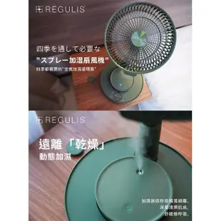 【REGULIS】日本空氣循環扇_GN-P30（綠） 基本款-不含加濕器(◆10吋◆ 可定時遙控伸縮收納循環扇)