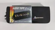 Vintage 15 Cassette Tape Carrying Bag Holder Storage 90s Black NEW in Package