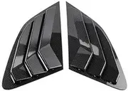 Compatible for Audi Q5 2009-2017 ABS Carbon Fiber Side Window Louver Shutter Cover Trim