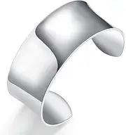 [JHWZAIY] 925 Sterling Silver Bangle Cuff Bracelets For Women, Hollow Open Bangle Bracelet Jewelry For Women