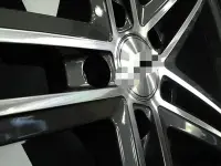 在飛比找Yahoo!奇摩拍賣優惠-VOSSEN CV5 式樣 灰底車亮面鋁圈 5孔 108/1