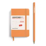 Weekly Planner 2025, Hardcover (Apricot) - A7